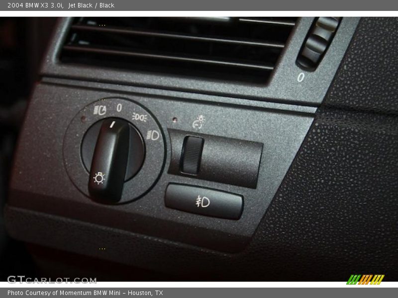 Jet Black / Black 2004 BMW X3 3.0i