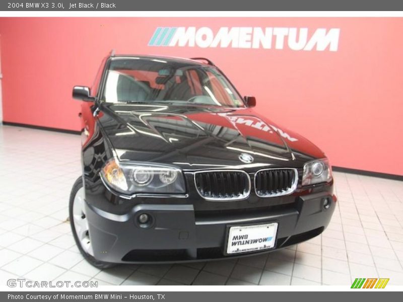Jet Black / Black 2004 BMW X3 3.0i