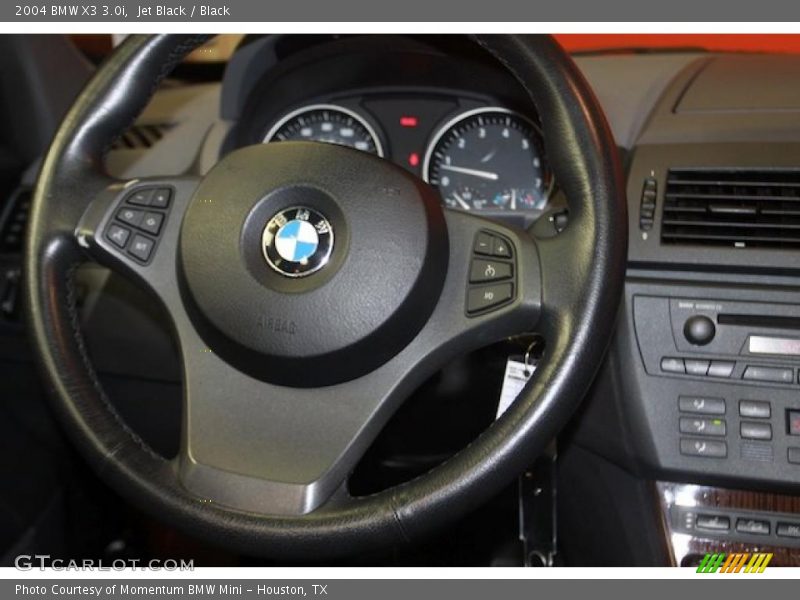 Jet Black / Black 2004 BMW X3 3.0i