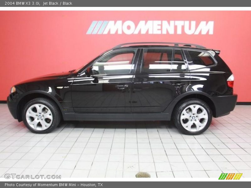 Jet Black / Black 2004 BMW X3 3.0i