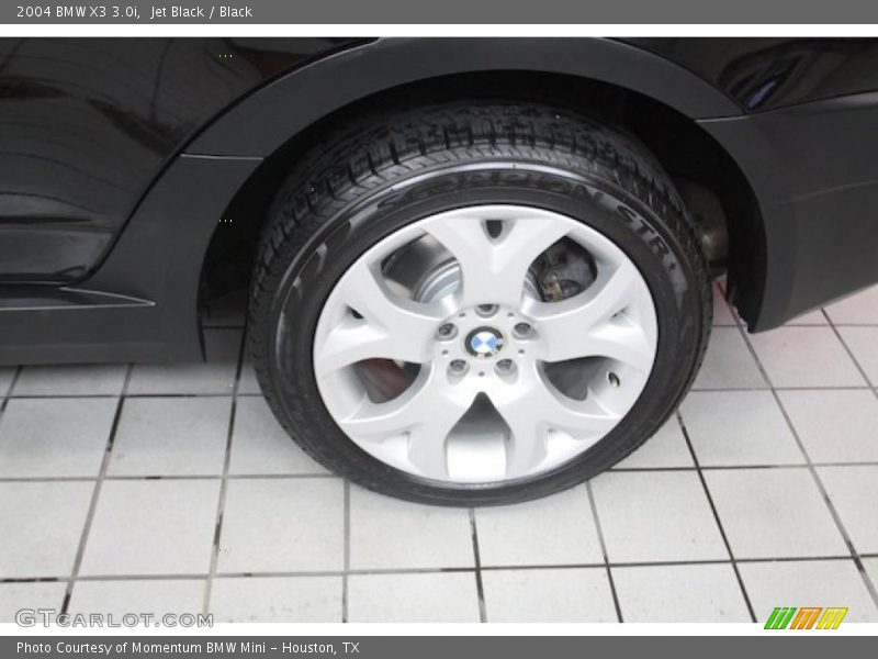 Jet Black / Black 2004 BMW X3 3.0i