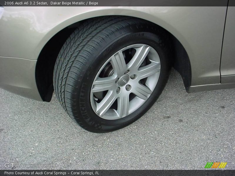 Dakar Beige Metallic / Beige 2006 Audi A6 3.2 Sedan