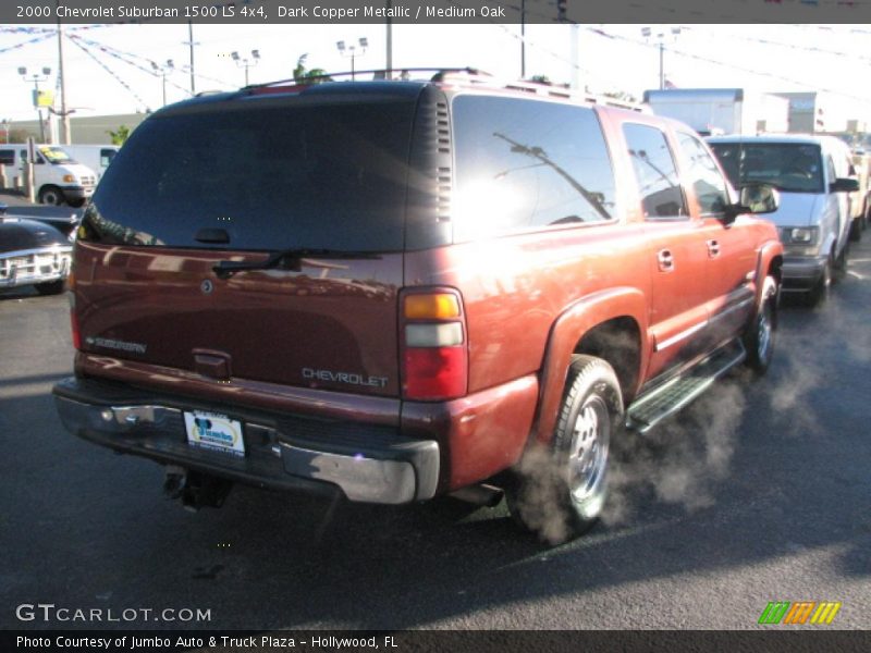 Dark Copper Metallic / Medium Oak 2000 Chevrolet Suburban 1500 LS 4x4