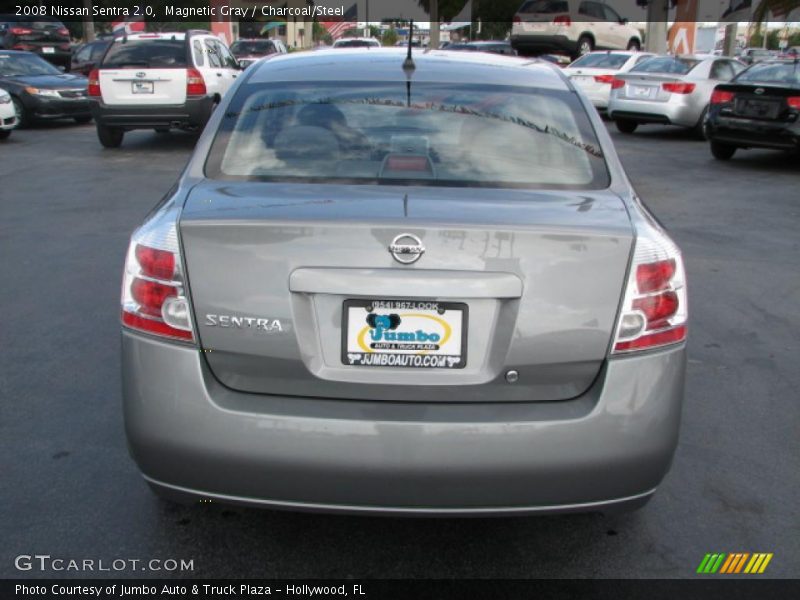 Magnetic Gray / Charcoal/Steel 2008 Nissan Sentra 2.0