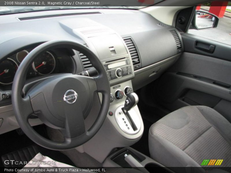 Magnetic Gray / Charcoal/Steel 2008 Nissan Sentra 2.0