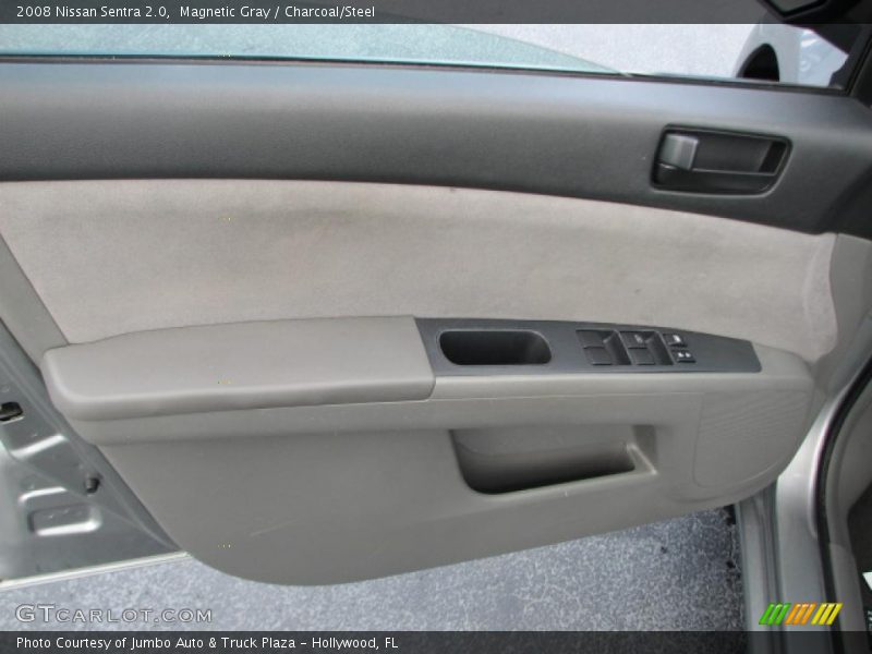 Magnetic Gray / Charcoal/Steel 2008 Nissan Sentra 2.0