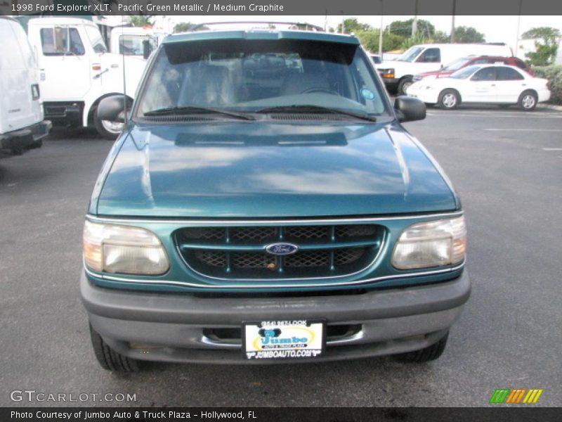 Pacific Green Metallic / Medium Graphite 1998 Ford Explorer XLT