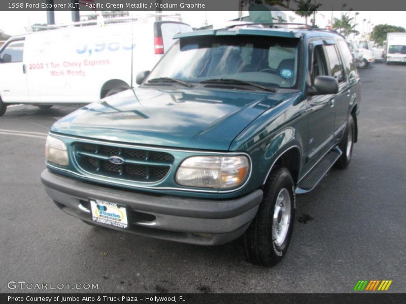 Pacific Green Metallic / Medium Graphite 1998 Ford Explorer XLT