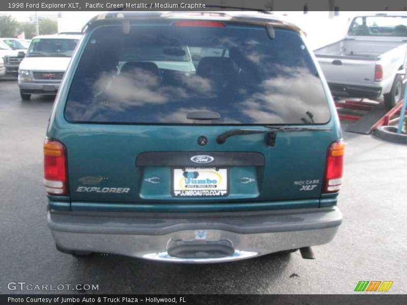 Pacific Green Metallic / Medium Graphite 1998 Ford Explorer XLT