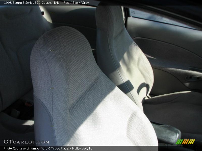 Bright Red / Black/Gray 1998 Saturn S Series SC1 Coupe