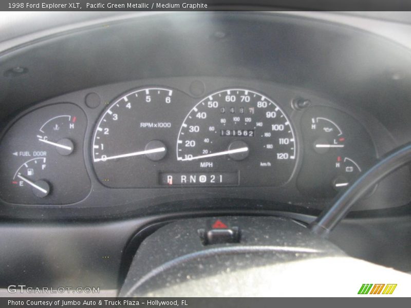 Pacific Green Metallic / Medium Graphite 1998 Ford Explorer XLT