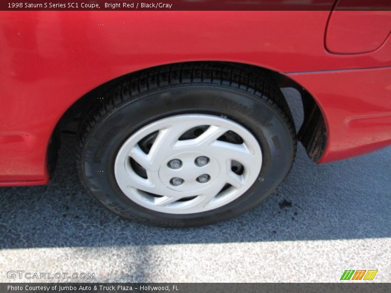 Bright Red / Black/Gray 1998 Saturn S Series SC1 Coupe