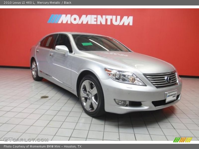 Mercury Metallic / Black 2010 Lexus LS 460 L