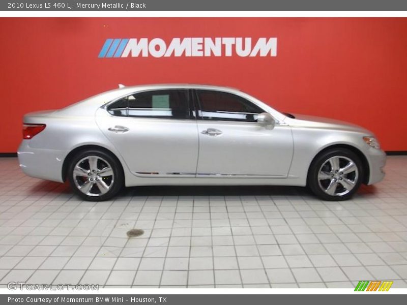 Mercury Metallic / Black 2010 Lexus LS 460 L