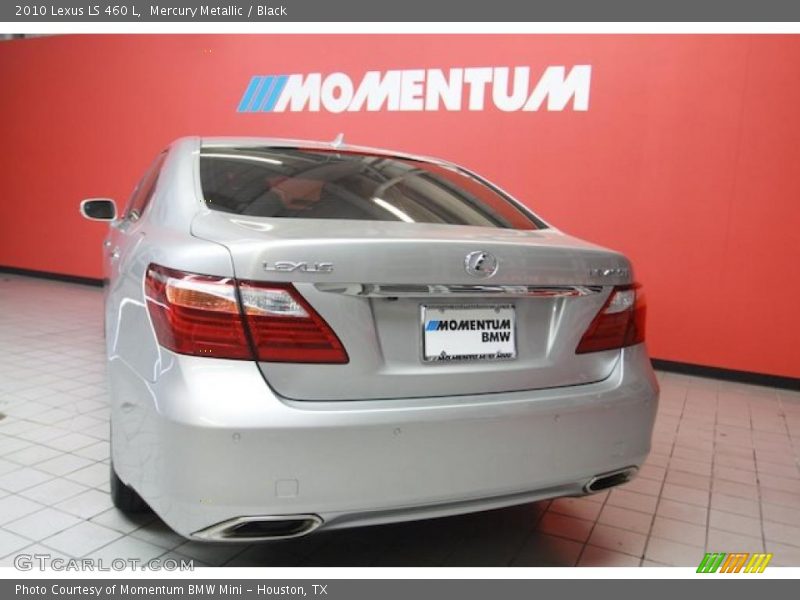 Mercury Metallic / Black 2010 Lexus LS 460 L