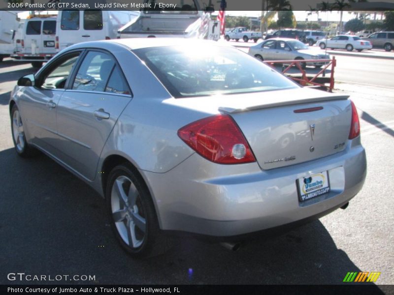 Liquid Silver Metallic / Ebony 2006 Pontiac G6 GTP Sedan