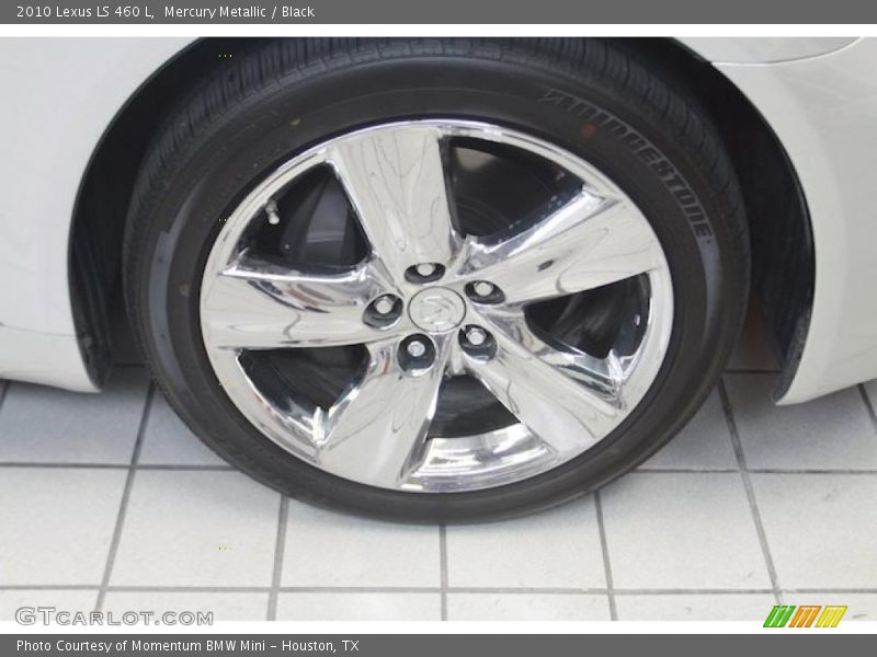 Mercury Metallic / Black 2010 Lexus LS 460 L