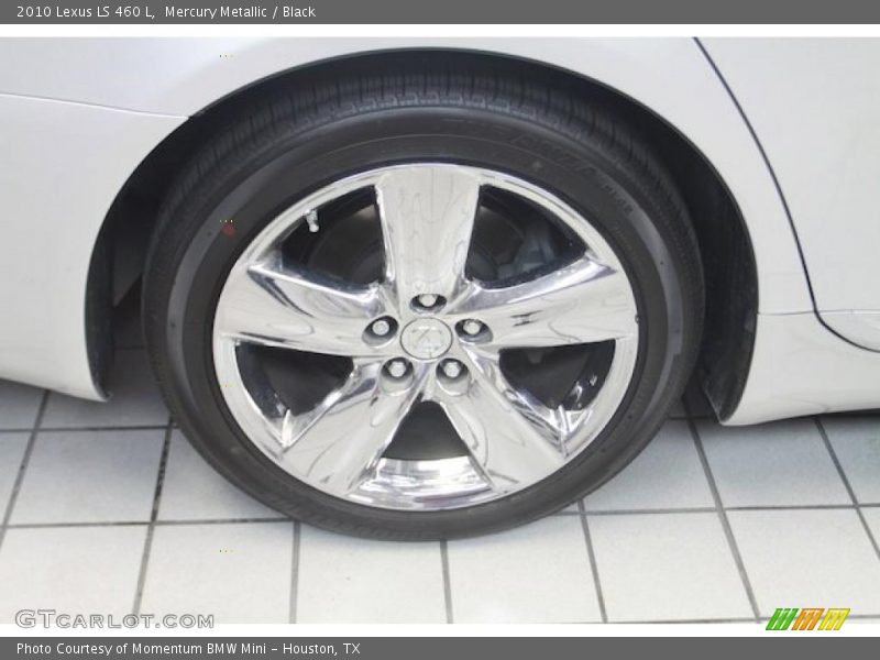 Mercury Metallic / Black 2010 Lexus LS 460 L