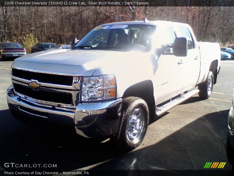 Silver Birch Metallic / Dark Titanium 2008 Chevrolet Silverado 2500HD LS Crew Cab