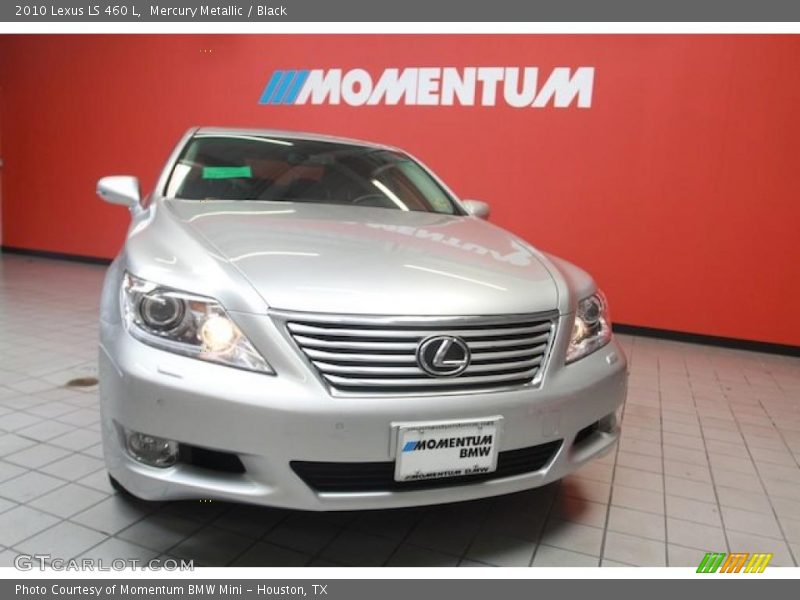 Mercury Metallic / Black 2010 Lexus LS 460 L