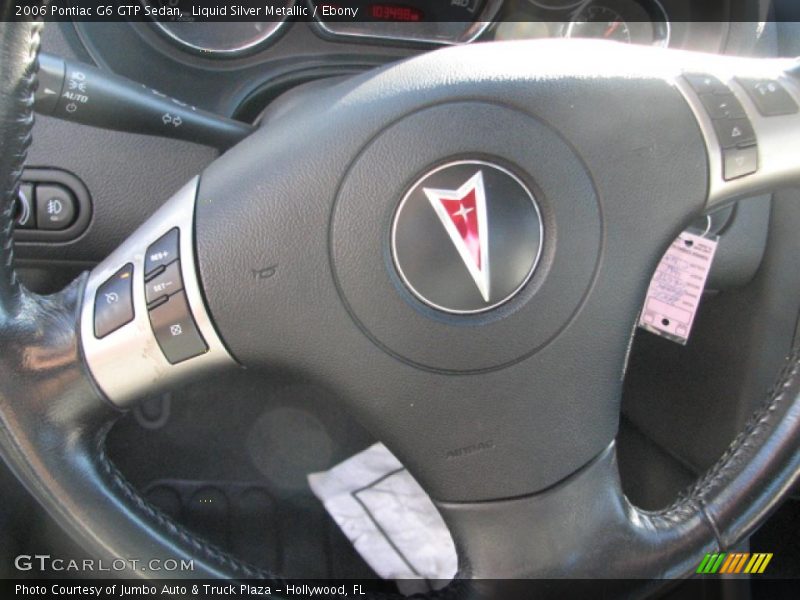Liquid Silver Metallic / Ebony 2006 Pontiac G6 GTP Sedan