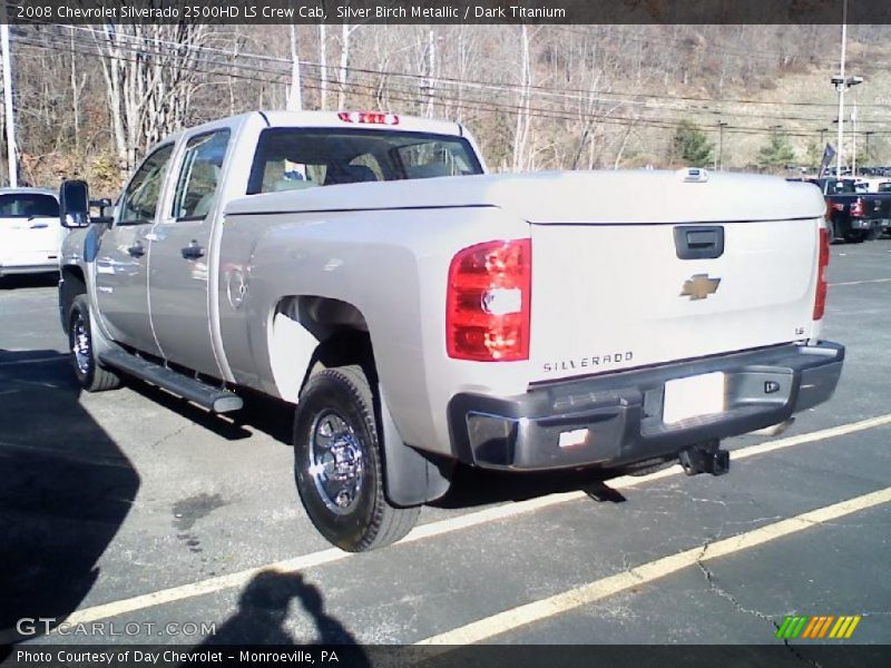 Silver Birch Metallic / Dark Titanium 2008 Chevrolet Silverado 2500HD LS Crew Cab