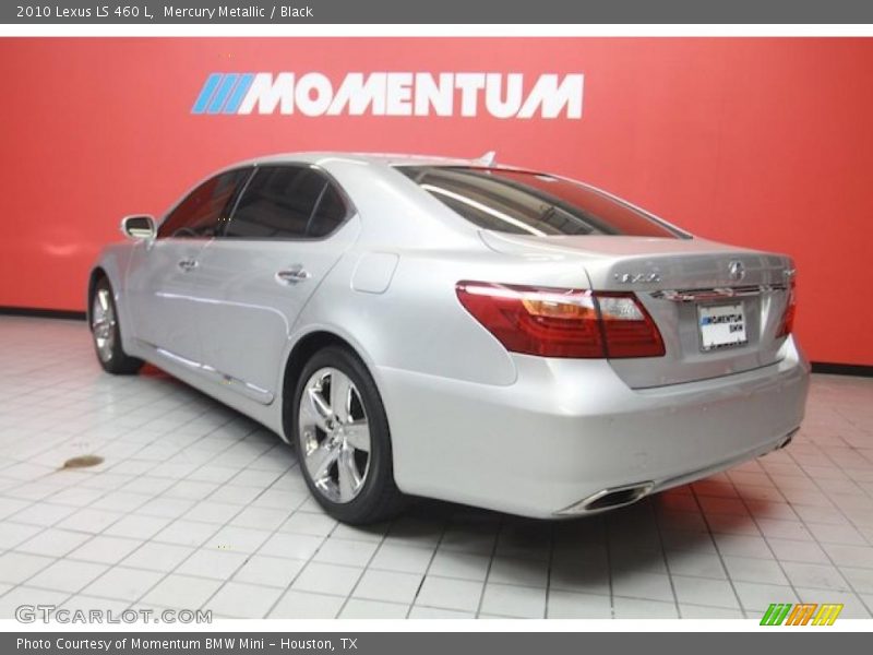 Mercury Metallic / Black 2010 Lexus LS 460 L