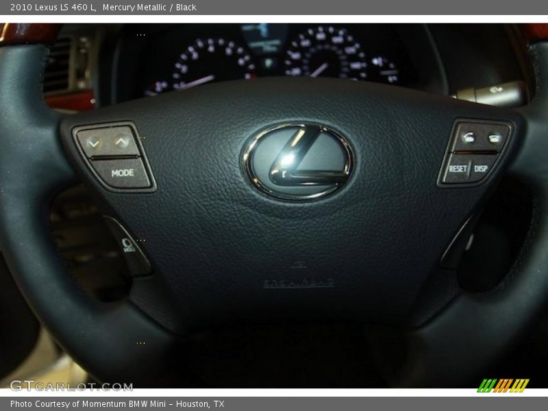 Mercury Metallic / Black 2010 Lexus LS 460 L