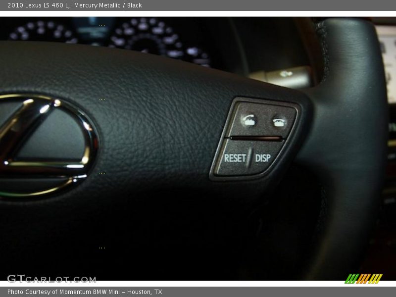 Mercury Metallic / Black 2010 Lexus LS 460 L