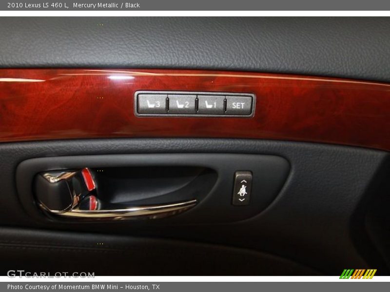 Mercury Metallic / Black 2010 Lexus LS 460 L