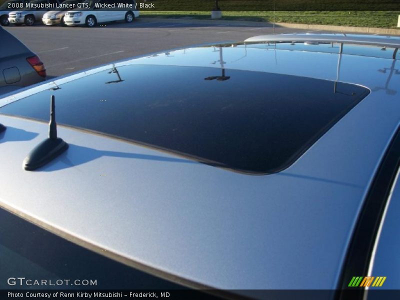 Wicked White / Black 2008 Mitsubishi Lancer GTS