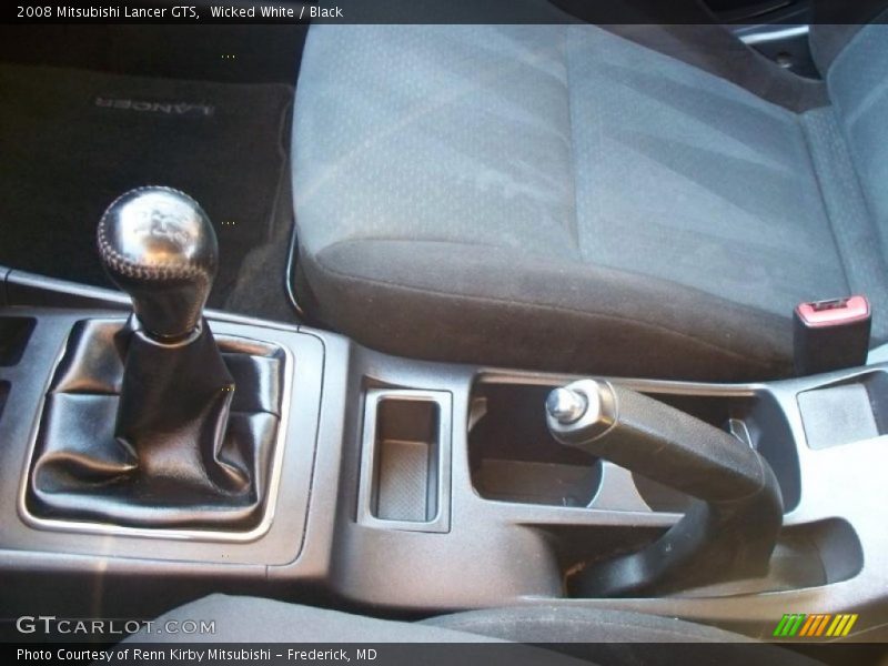 Wicked White / Black 2008 Mitsubishi Lancer GTS