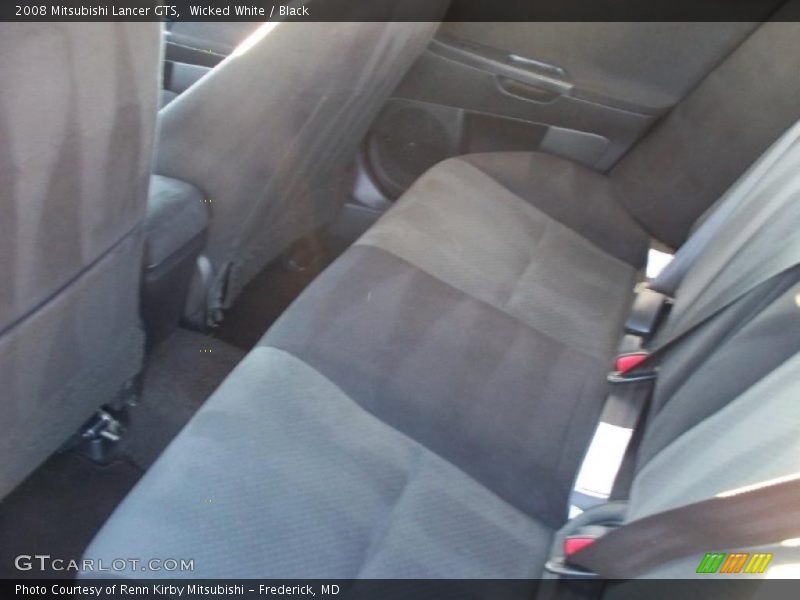 Wicked White / Black 2008 Mitsubishi Lancer GTS