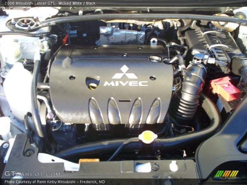 Wicked White / Black 2008 Mitsubishi Lancer GTS