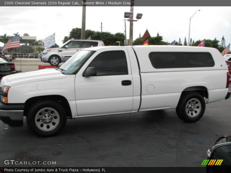 Summit White / Medium Gray 2006 Chevrolet Silverado 1500 Regular Cab