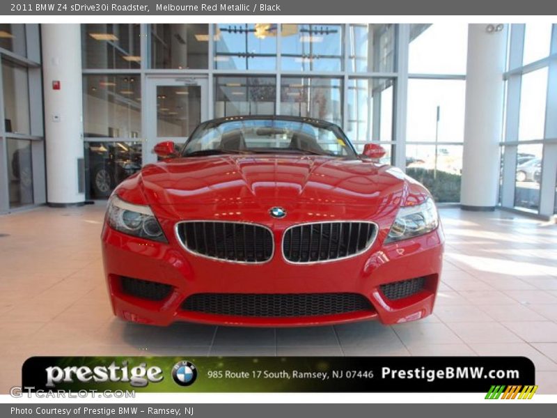 Melbourne Red Metallic / Black 2011 BMW Z4 sDrive30i Roadster