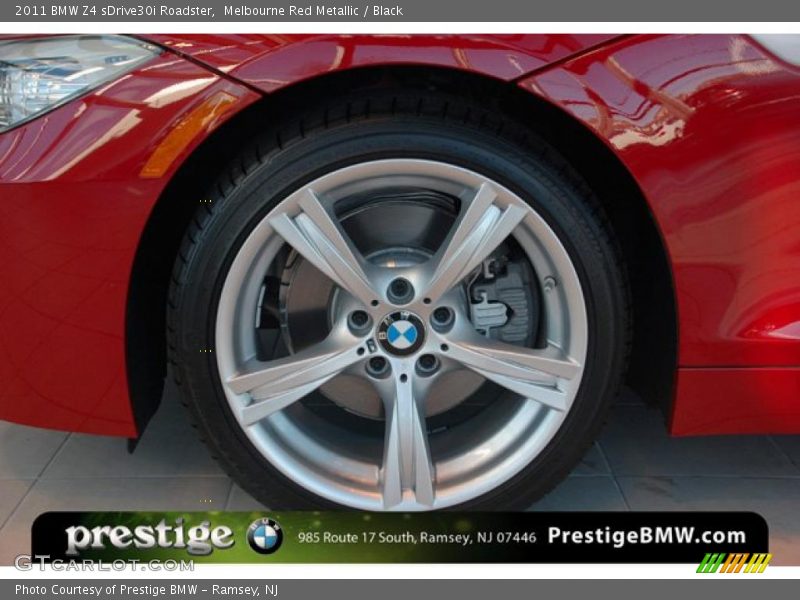 Melbourne Red Metallic / Black 2011 BMW Z4 sDrive30i Roadster