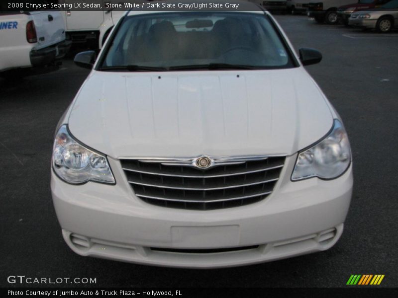 Stone White / Dark Slate Gray/Light Slate Gray 2008 Chrysler Sebring LX Sedan
