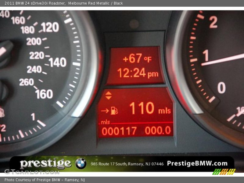Melbourne Red Metallic / Black 2011 BMW Z4 sDrive30i Roadster