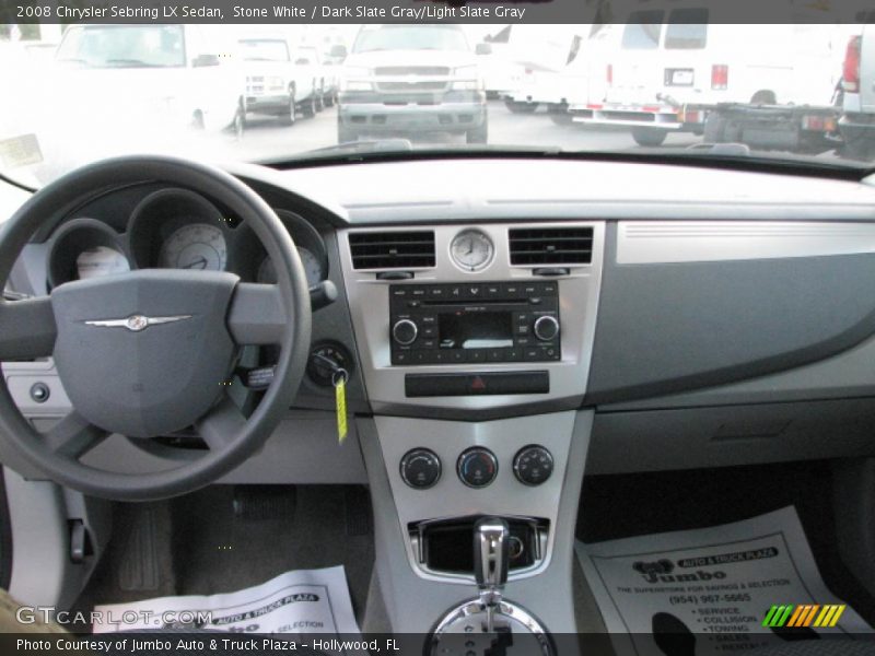 Stone White / Dark Slate Gray/Light Slate Gray 2008 Chrysler Sebring LX Sedan