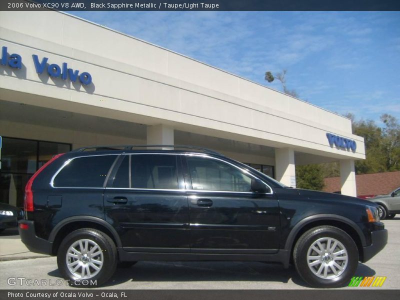 Black Sapphire Metallic / Taupe/Light Taupe 2006 Volvo XC90 V8 AWD