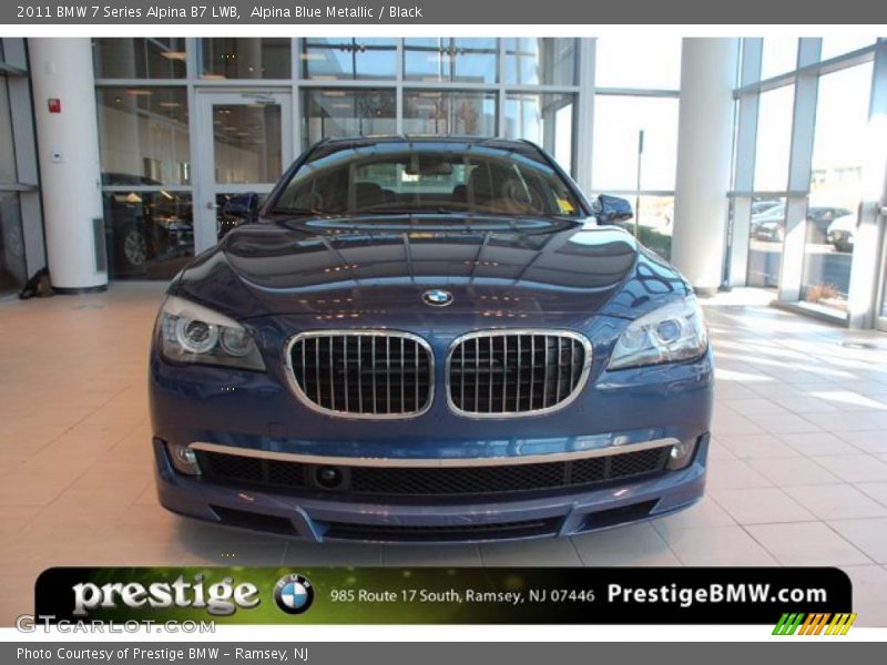 Alpina Blue Metallic / Black 2011 BMW 7 Series Alpina B7 LWB