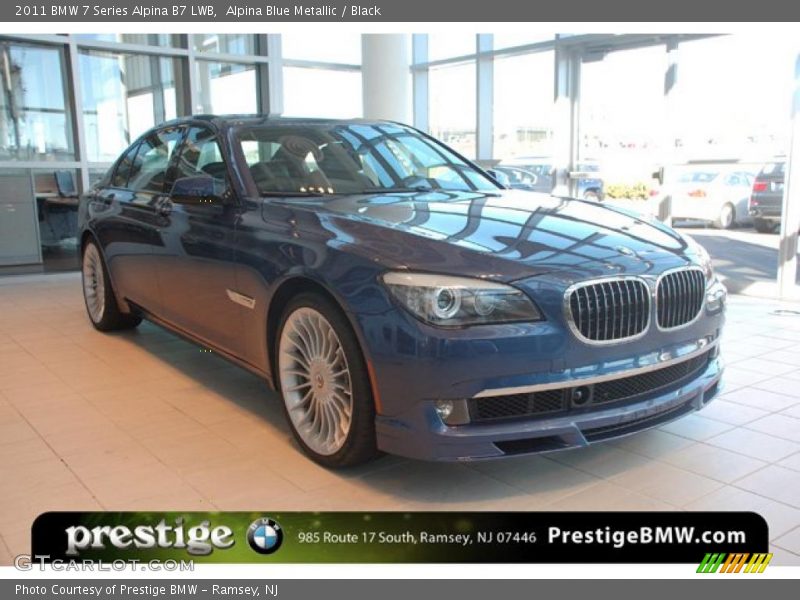 Alpina Blue Metallic / Black 2011 BMW 7 Series Alpina B7 LWB