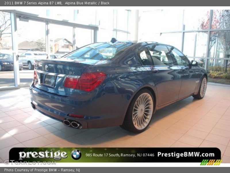 Alpina Blue Metallic / Black 2011 BMW 7 Series Alpina B7 LWB