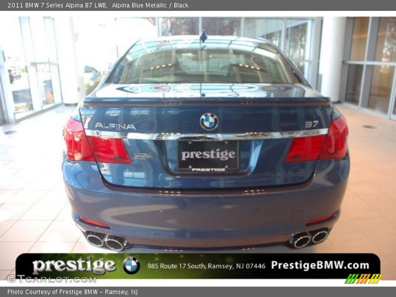 Alpina Blue Metallic / Black 2011 BMW 7 Series Alpina B7 LWB