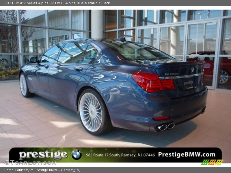 Alpina Blue Metallic / Black 2011 BMW 7 Series Alpina B7 LWB