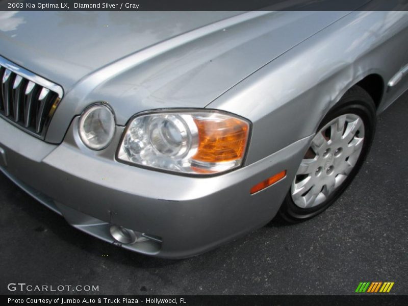 Diamond Silver / Gray 2003 Kia Optima LX
