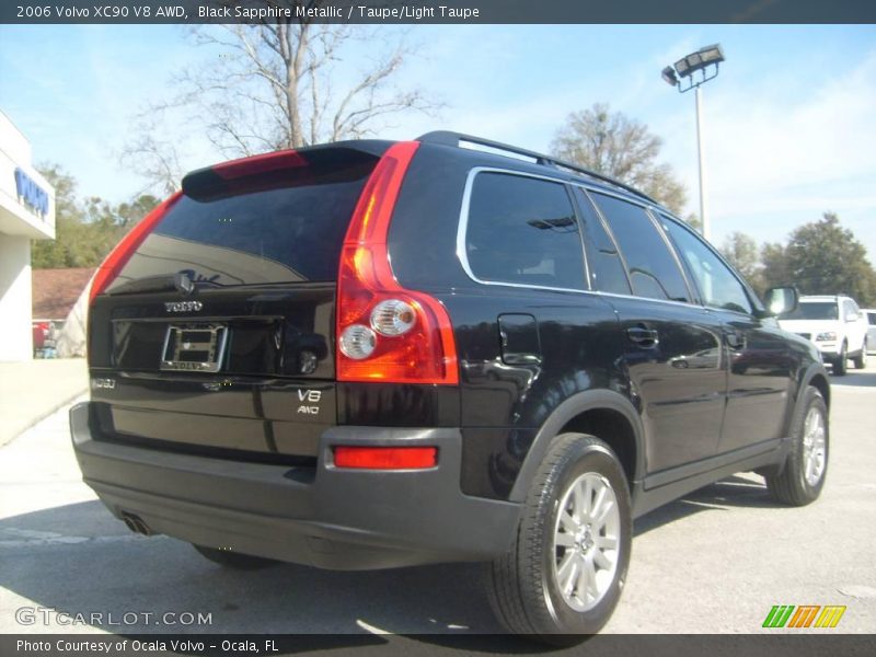 Black Sapphire Metallic / Taupe/Light Taupe 2006 Volvo XC90 V8 AWD