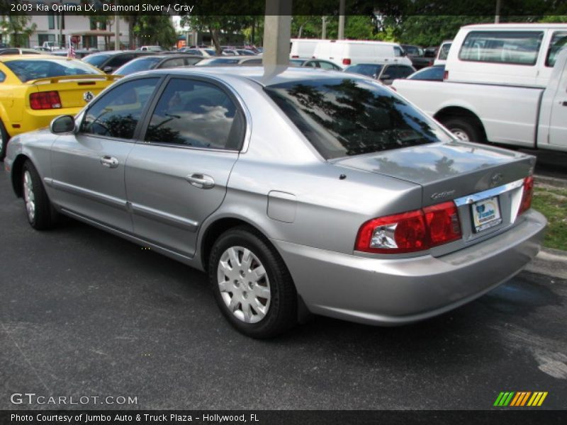 Diamond Silver / Gray 2003 Kia Optima LX