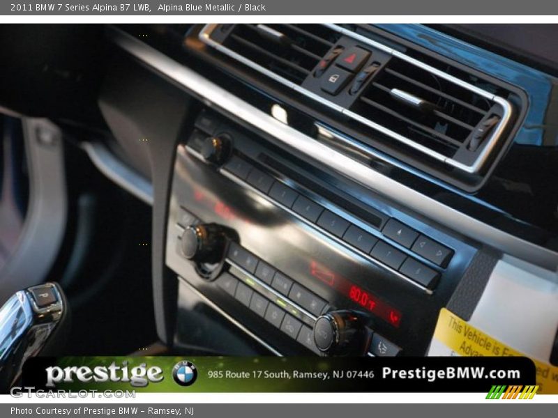 Alpina Blue Metallic / Black 2011 BMW 7 Series Alpina B7 LWB